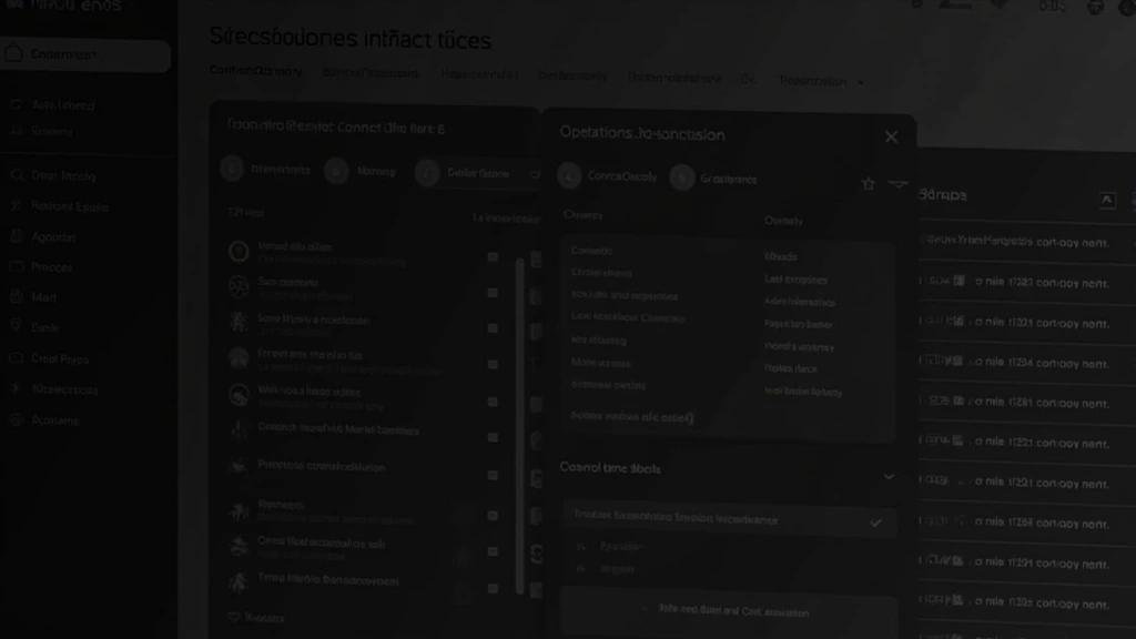 Control Library table UI mockup